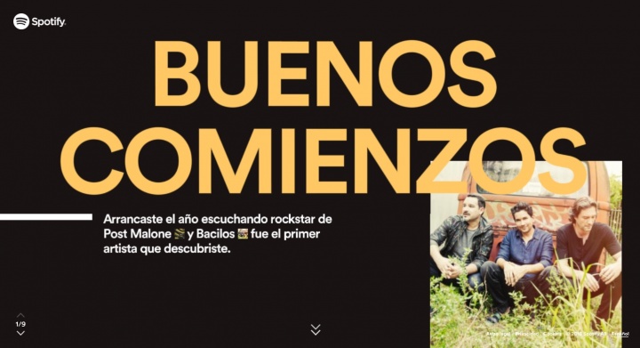 Imagen - Spotify lanza un resumen personalizado con lo que m&aacute;s has escuchado en 2018