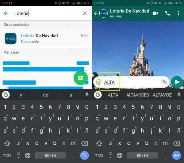 Imagen - C&oacute;mo seguir el Sorteo de la Loter&iacute;a de Navidad desde WhatsApp