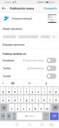 Imagen - C&oacute;mo subir las fotos para el 10 Years Challenge