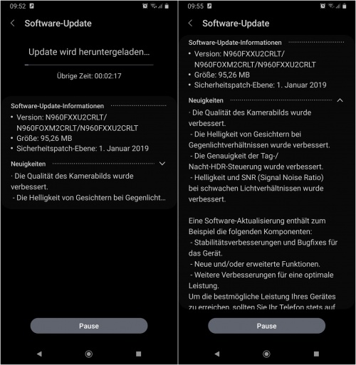 Imagen - Samsung Galaxy Note 9 comienza a recibir Android 9 Pie