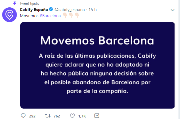 Imagen - Uber y Cabify abandonarían Barcelona, pero Cabify lo desmiente