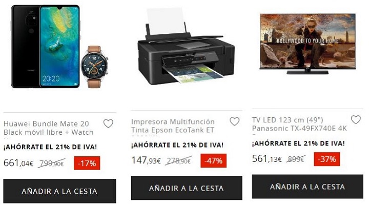 Imagen - Oferta: los mejores descuentos del D&iacute;a sin IVA de El Corte Ingl&eacute;s