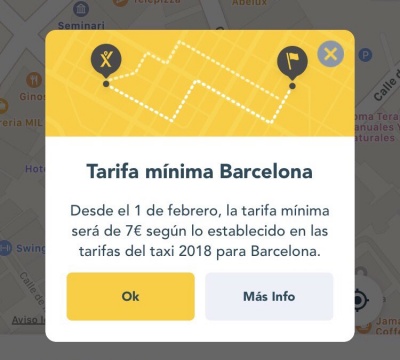 Imagen - MyTaxi sube la tarifa mínima a 7 euros en Barcelona