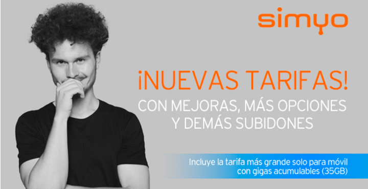 Imagen - Simyo lanza nuevas tarifas: m&aacute;s datos al mismo precio y hasta 35 GB