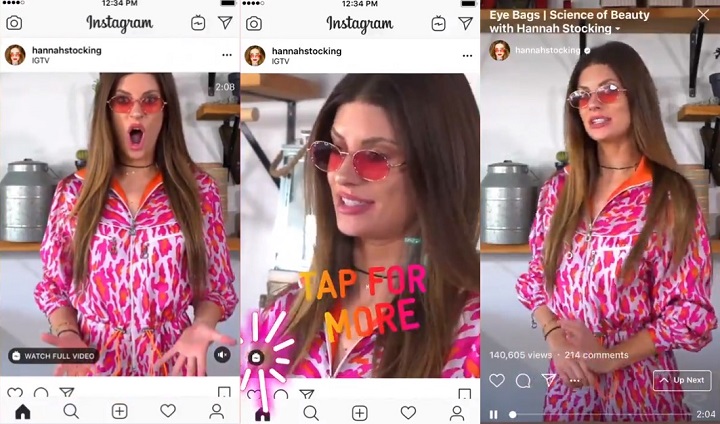Imagen - Instagram mostrará los vídeos de IGTV en el timeline