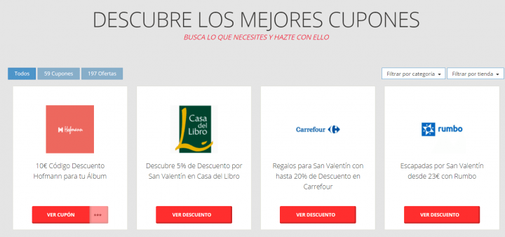 Imagen - 7 webs donde encontrar cupones para San Valent&iacute;n