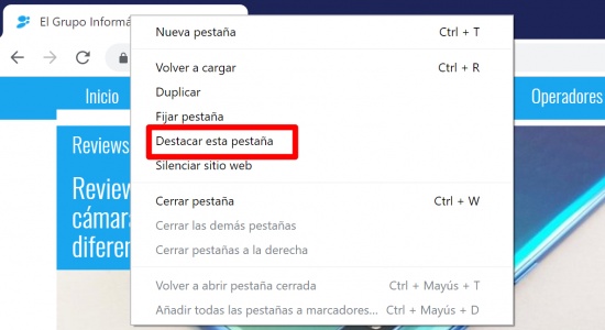 Imagen - Google Chrome añadirá &quot;destacar esta pestaña&quot; para ayudar a concentrarnos