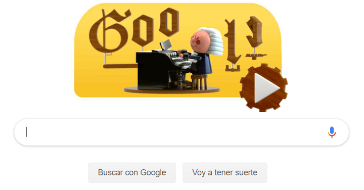 Imagen - Google dedica a Johann Sebastian Bach un Doodle musical con inteligencia artificial