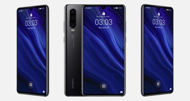 Imagen - Huawei P30 llega con triple cámara, lector de huellas en pantalla y notch compacto