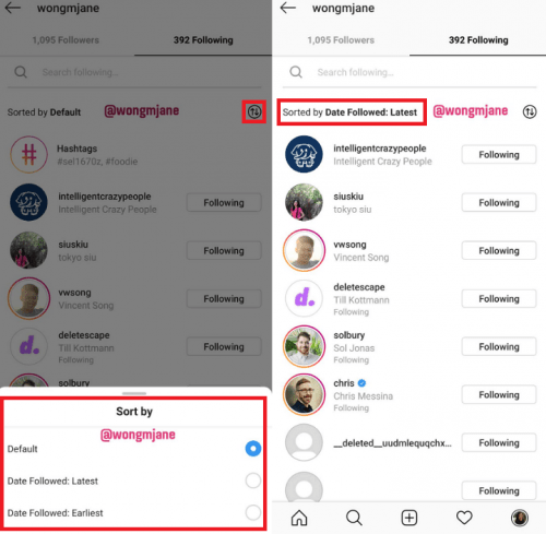 Imagen - Instagram te permitir&aacute; ordenar la lista de las personas a las que sigues
