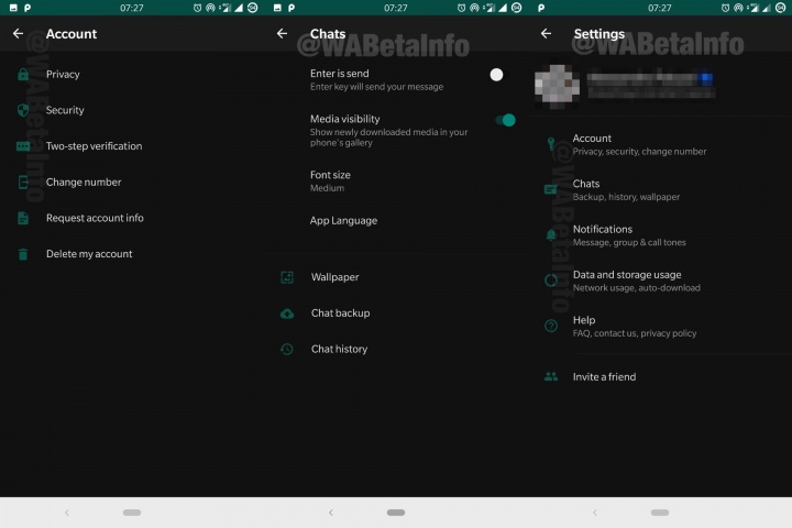 Imagen - Modo oscuro de WhatsApp para Android: primeras imágenes