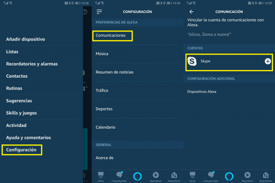Imagen - Skype ya es compatible con Alexa para hacer llamadas mediante los Amazon Echo