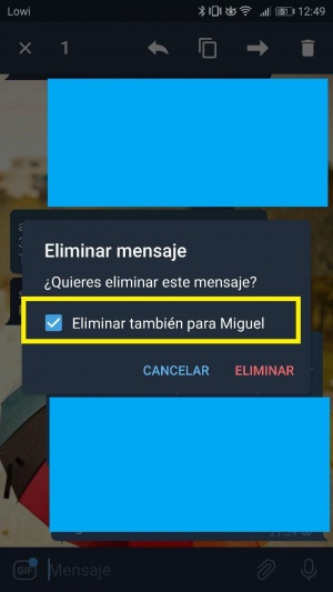 Imagen - Telegram ya permite borrar cualquier mensaje y mejora su buscador de GIFs y emojis