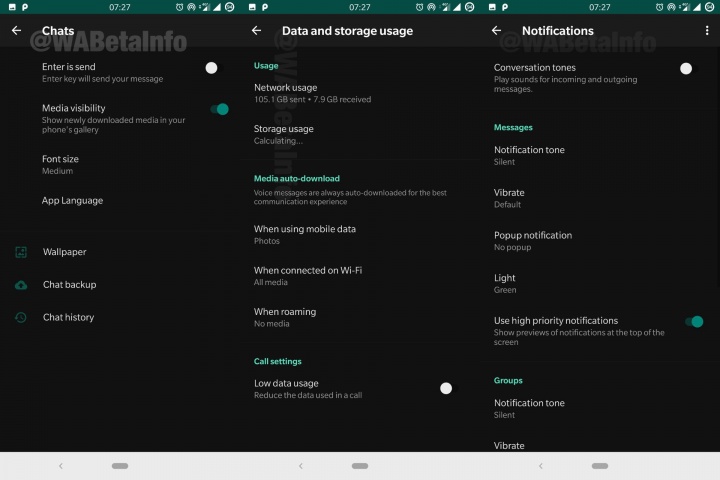 Imagen - Modo oscuro de WhatsApp para Android: primeras imágenes