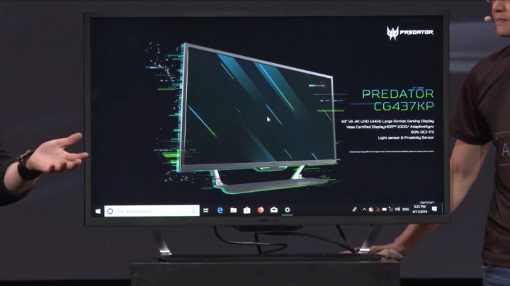 Imagen - Acer Predator CG437K P, el monitor gaming de 43 pulgadas con 4K, HDR y 144 Hz