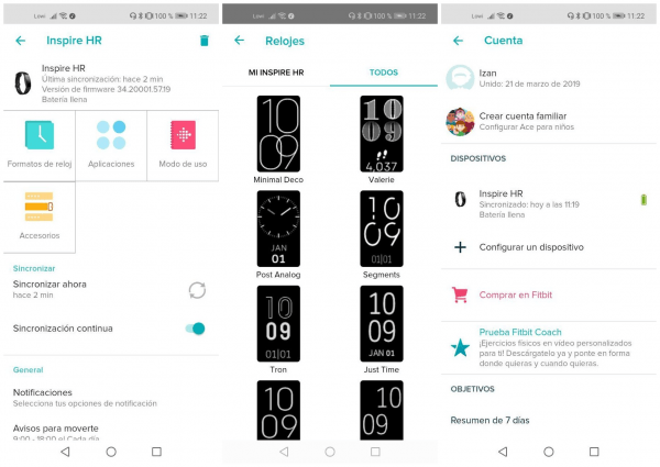 Imagen - Review: Fitbit Inspire HR, monitorización continua y la mejor app para smartphone