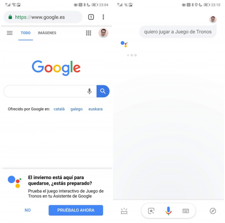 Imagen - El Asistente de Google añade un test sobre Juego de Tronos