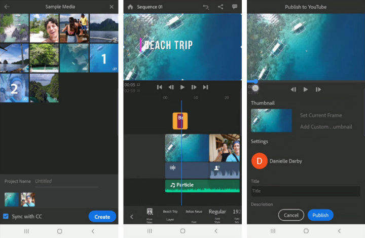 Imagen - Adobe Premiere Rush llega a Android: un editor de vídeo profesional adaptado al móvil