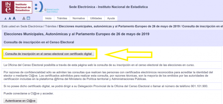 Imagen - Elecciones del 26-M: consulta online la mesa y colegio electoral