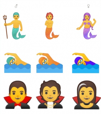 Imagen - 53 emojis de personas sin género llegarán a Android 10 Q