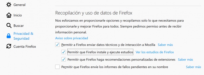 Imagen - Las extensiones de Firefox dejan de funcionar por un problema en un certificado