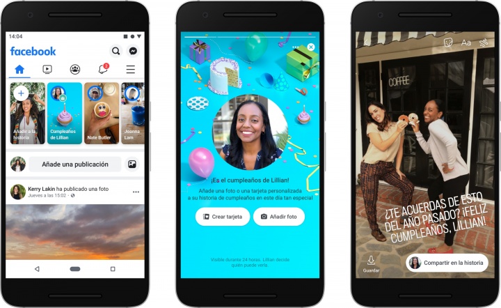 Imagen - Facebook crea las historias de cumplea&ntilde;os para felicitar a nuestros contactos
