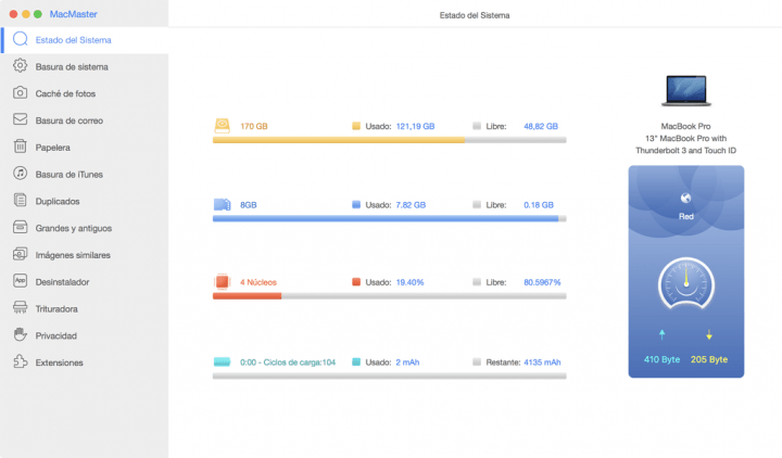 Imagen - MacMaster, el limpiador de Mac que optimiza el sistema y elimina los archivos innecesarios