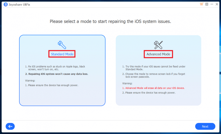 Imagen - Review: Joyoshare UltFix-iOS System Recovery, repara f&aacute;cilmente cualquier problema de iOS