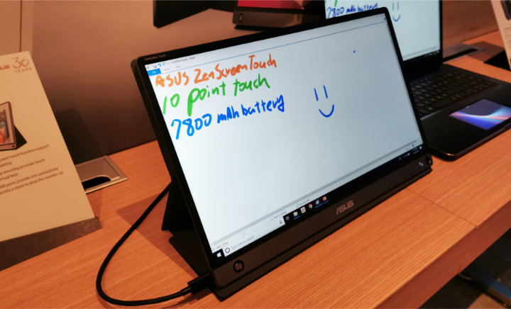 Imagen - Asus ZenScreen Touch, la pantalla t&aacute;ctil externa con bater&iacute;a integrada
