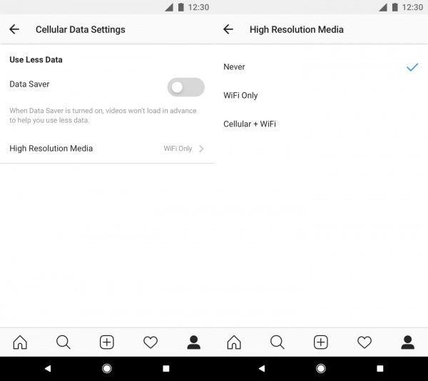 Imagen - Instagram añade una opción para reducir el consumo de datos
