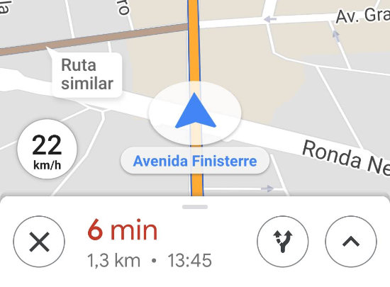 Imagen - Google Maps ya muestra la velocidad a la que vas en tiempo real