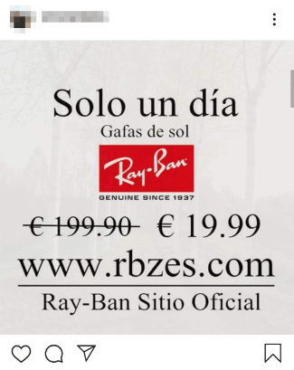 Imagen - Cómo eliminar la publicidad de gafas Ray-Ban de tu Instagram