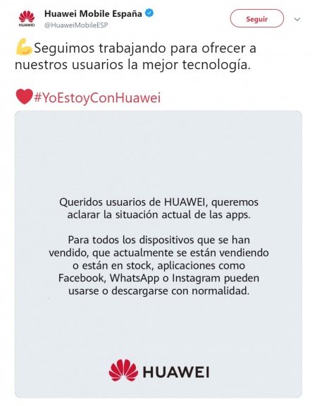 Imagen - Huawei no podr&aacute; preinstalar Facebook, WhatsApp ni Instagram por el bloqueo