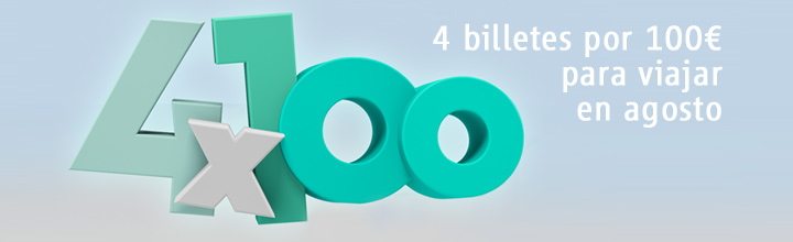 Imagen - Oferta: Renfe ofrece 4 billetes por 100 euros en su web