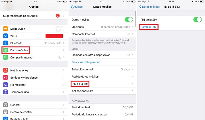 Imagen - Cómo cambiar PIN de la SIM
