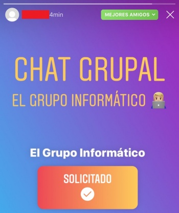 Imagen - Instagram Stories añade el sticker Chat para iniciar una conversación grupal