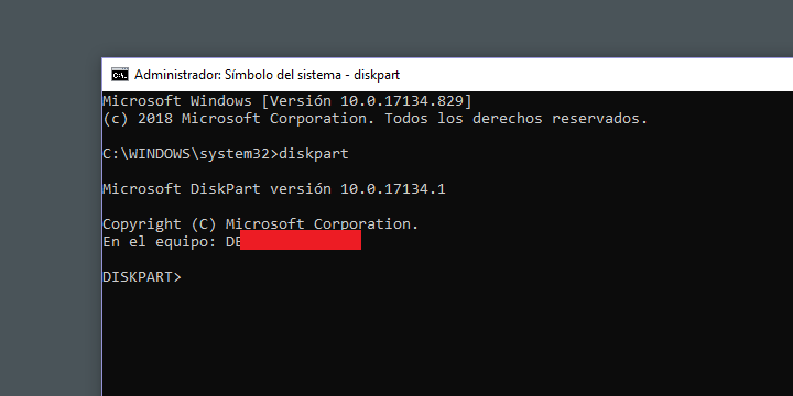 Imagen - Cómo usar Diskpart