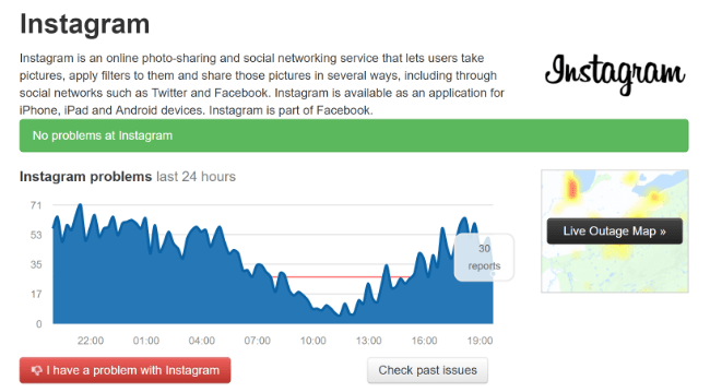 Imagen - Cómo saber si Instagram está caído