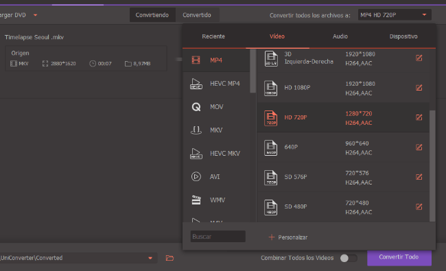 Imagen - Cómo convertir vídeos en formato MKV a MP4