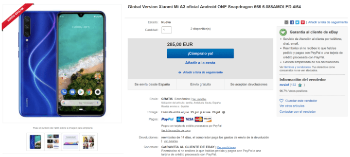 Imagen - D&oacute;nde comprar el Xiaomi Mi A3