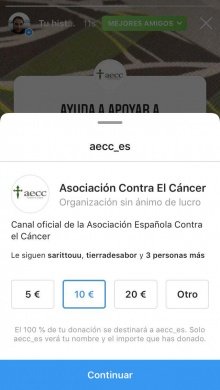 Imagen - El sticker de "Donaci&oacute;n" llega oficialmente a Instagram