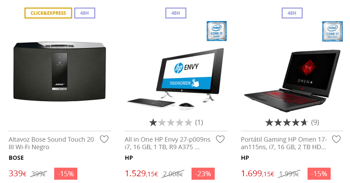 Imagen - Llegan los Tecnoprecios a El Corte Inglés con ofertas en informática y electrónica