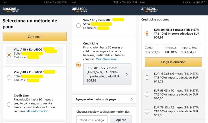 Imagen - Amazon recupera la financiación con Paga en 4