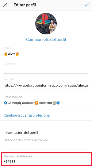 Imagen - Cómo eliminar mi número de teléfono de Instagram