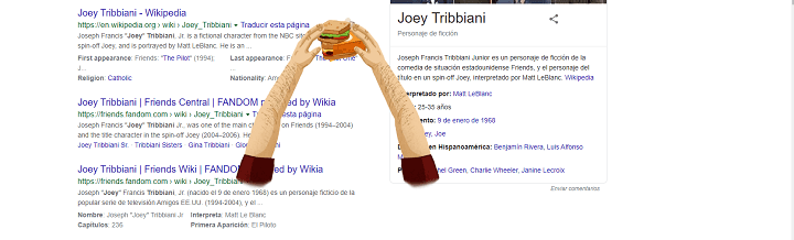Imagen - Google celebra el aniversario de Friends en sus b&uacute;squedas