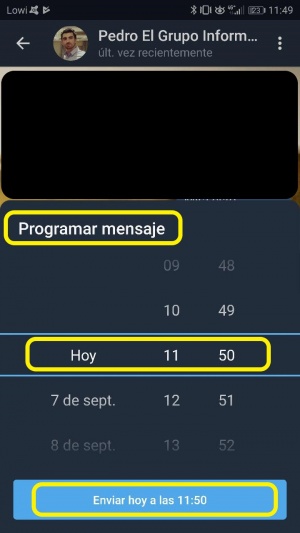 Imagen - Cómo programar mensajes en Telegram