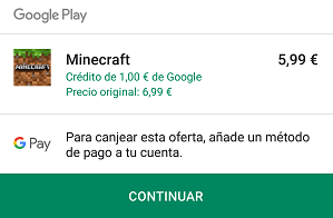 Imagen - Google Play regala 1 euro para comprar aplicaciones