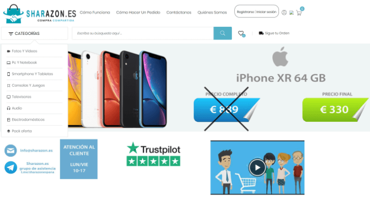 Imagen - Cuidado con Sharazon, la tienda que ofrece iPhones baratos en Instagram