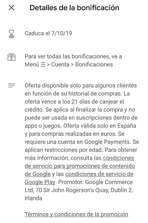 Imagen - Google Play regala 1 euro para comprar aplicaciones