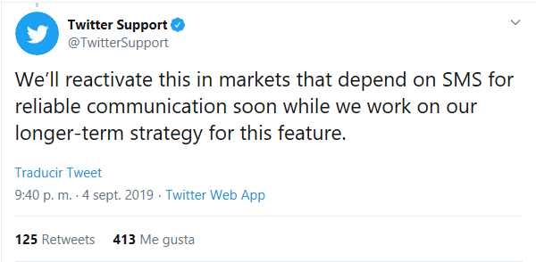 Imagen - Twitter no permite publicar tweets por SMS tras el hackeo a la cuenta de su CEO